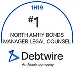 Cahill Receives Top Ranks in Debtwire 1H19 League Tables Cahill Receives Top Ranks in Debtwire 1H19 League Tables